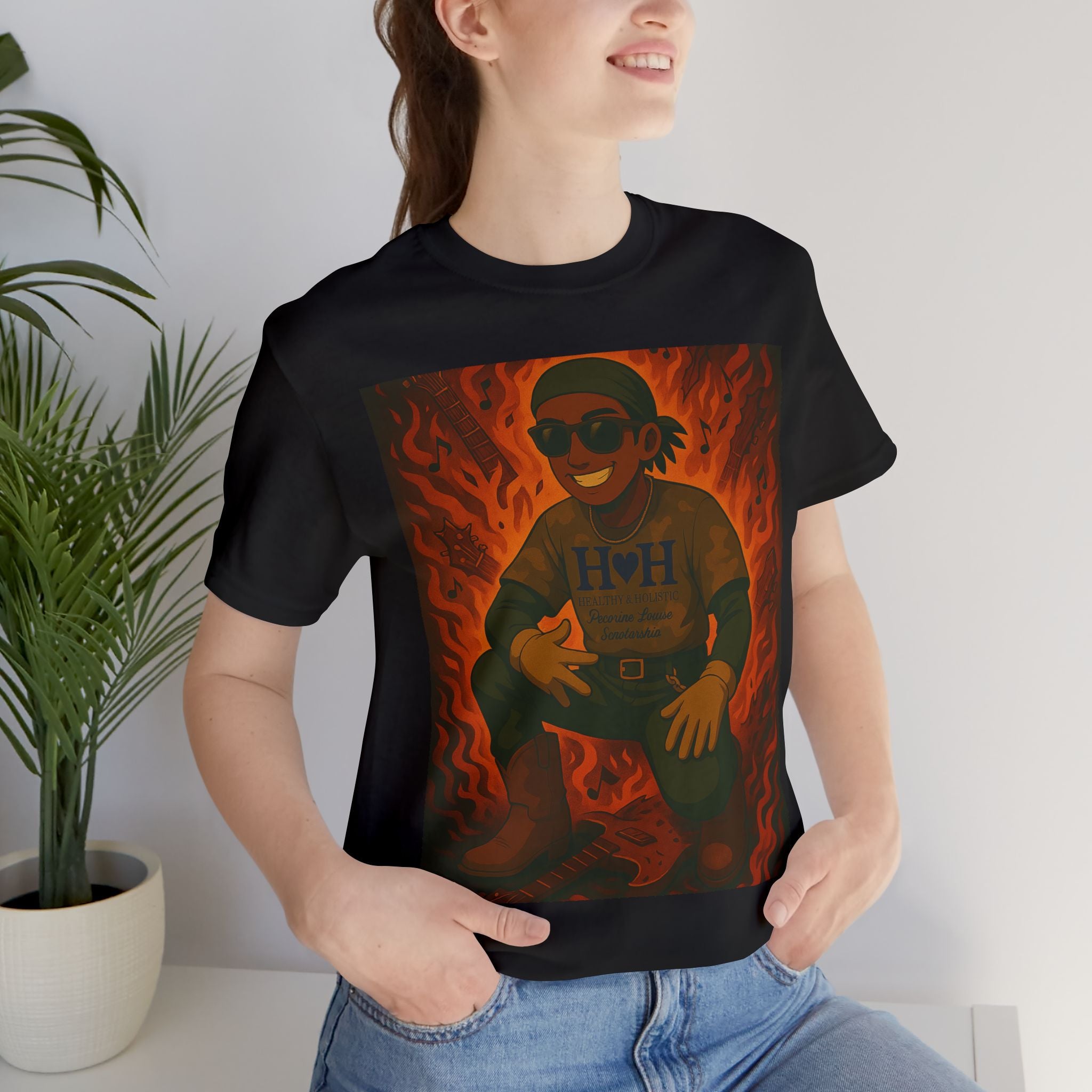 Ed Hardy/ Rage Fire and Flames Unisex Jersey T-Shirt, Graphic Tee, Streetwear Top, Urban Fashion Shirt, Vintage Style, Tattoo Inspired