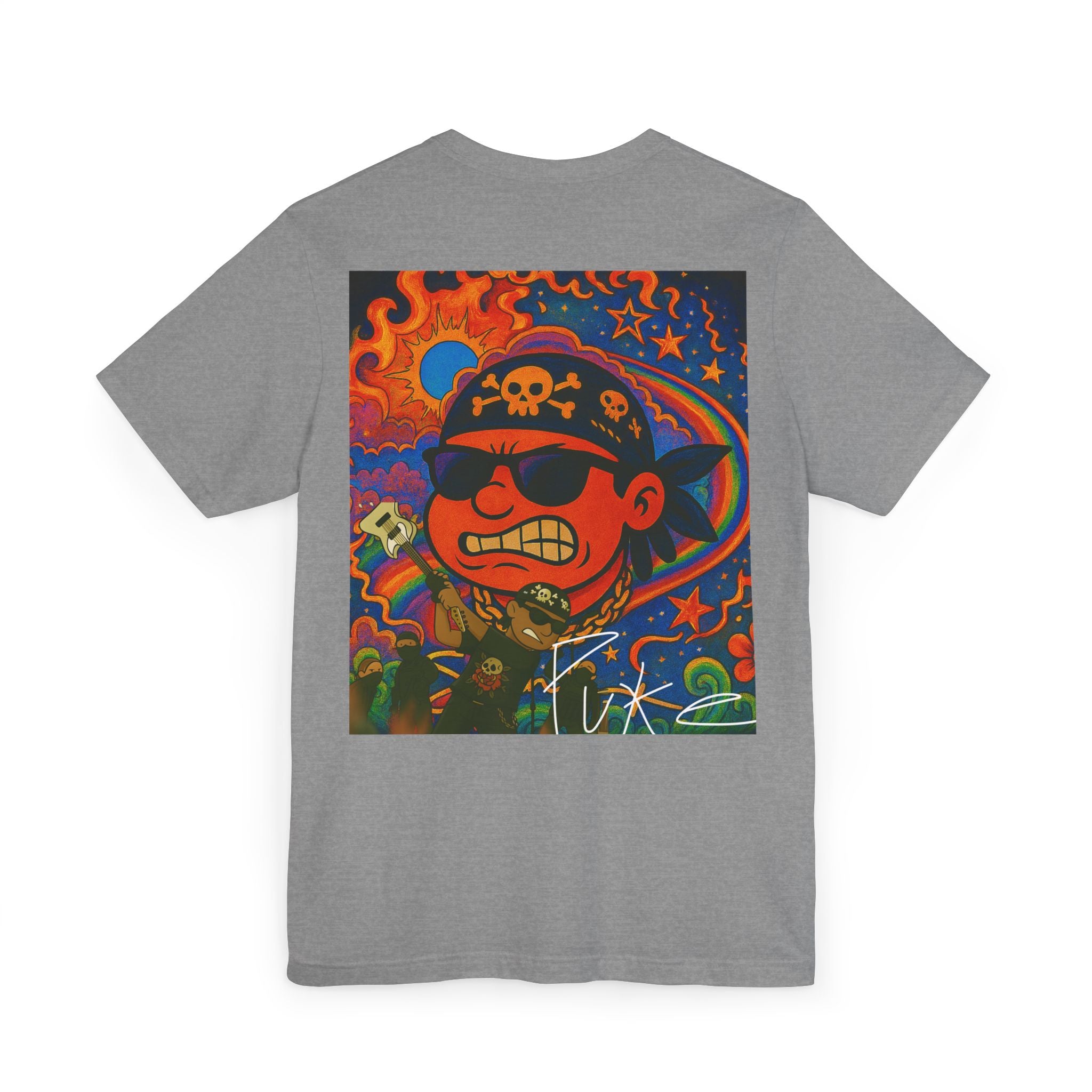 Ed Hardyish/ Rage Fire and Flames Unisex Jersey T-Shirt, Graphic Tee, Streetwear Top, Urban Fashion Shirt, Vintage Style, Tattoo Inspired