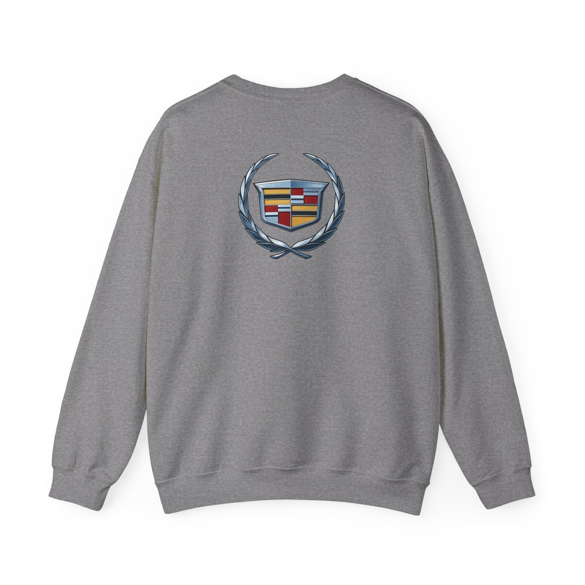 "Cadillac" Classic Emblem Crewneck Sweatshirt