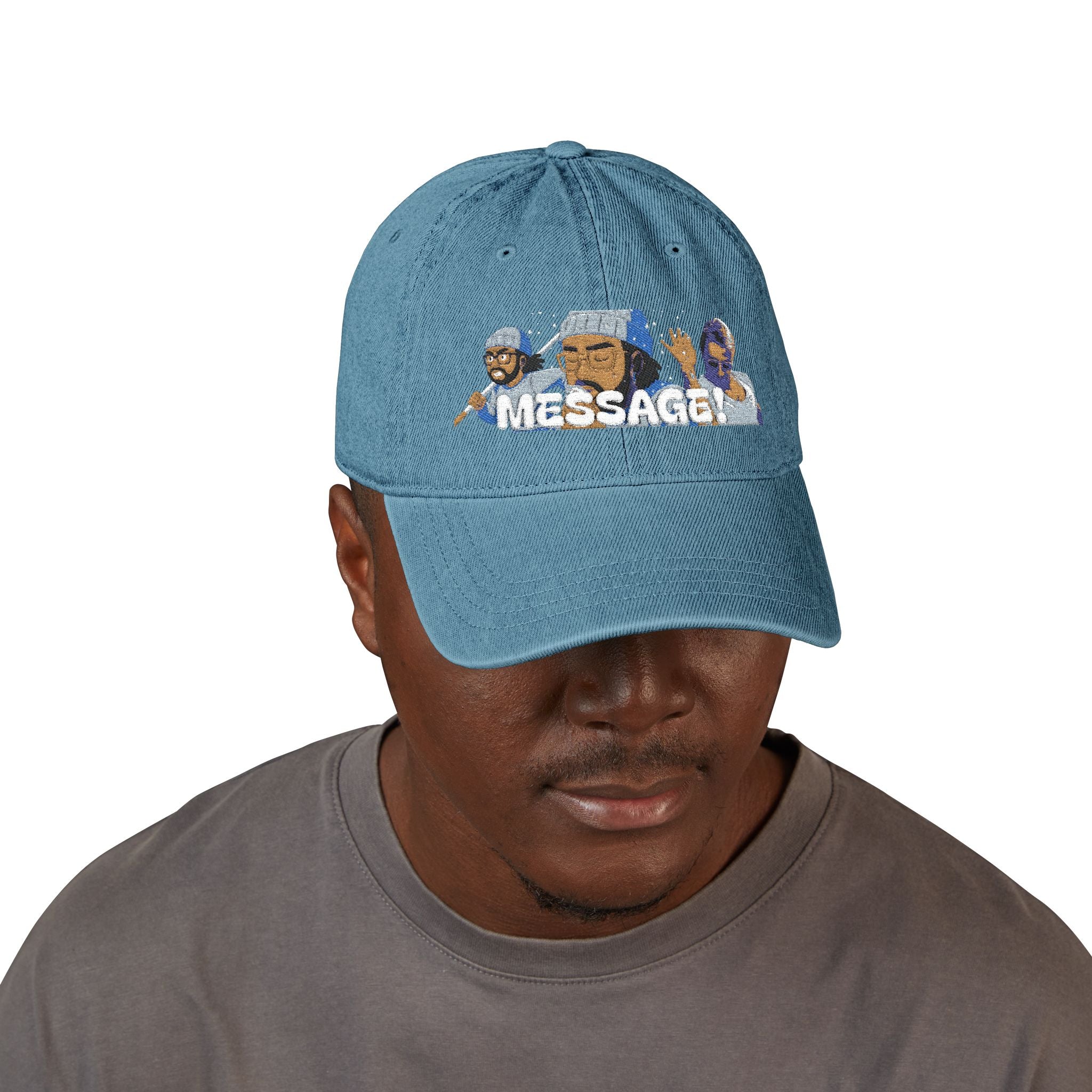 Denim Hat - Cold Blooded Embroidery