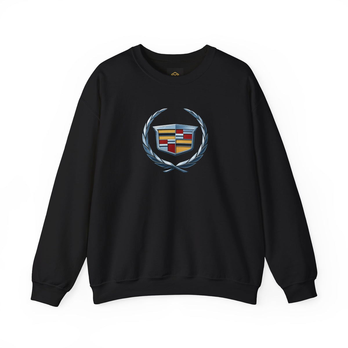 "Cadillac" Classic Emblem Crewneck Sweatshirt