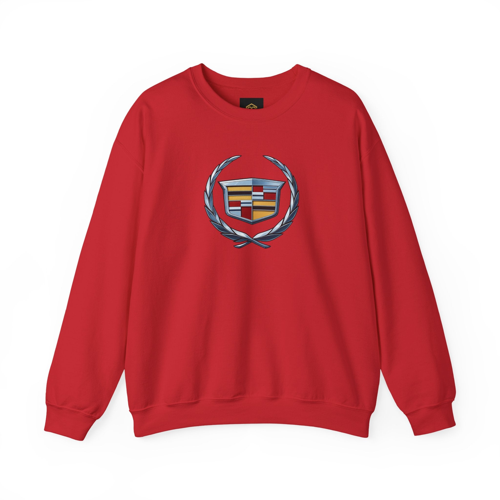 "Cadillac" Classic Emblem Crewneck Sweatshirt