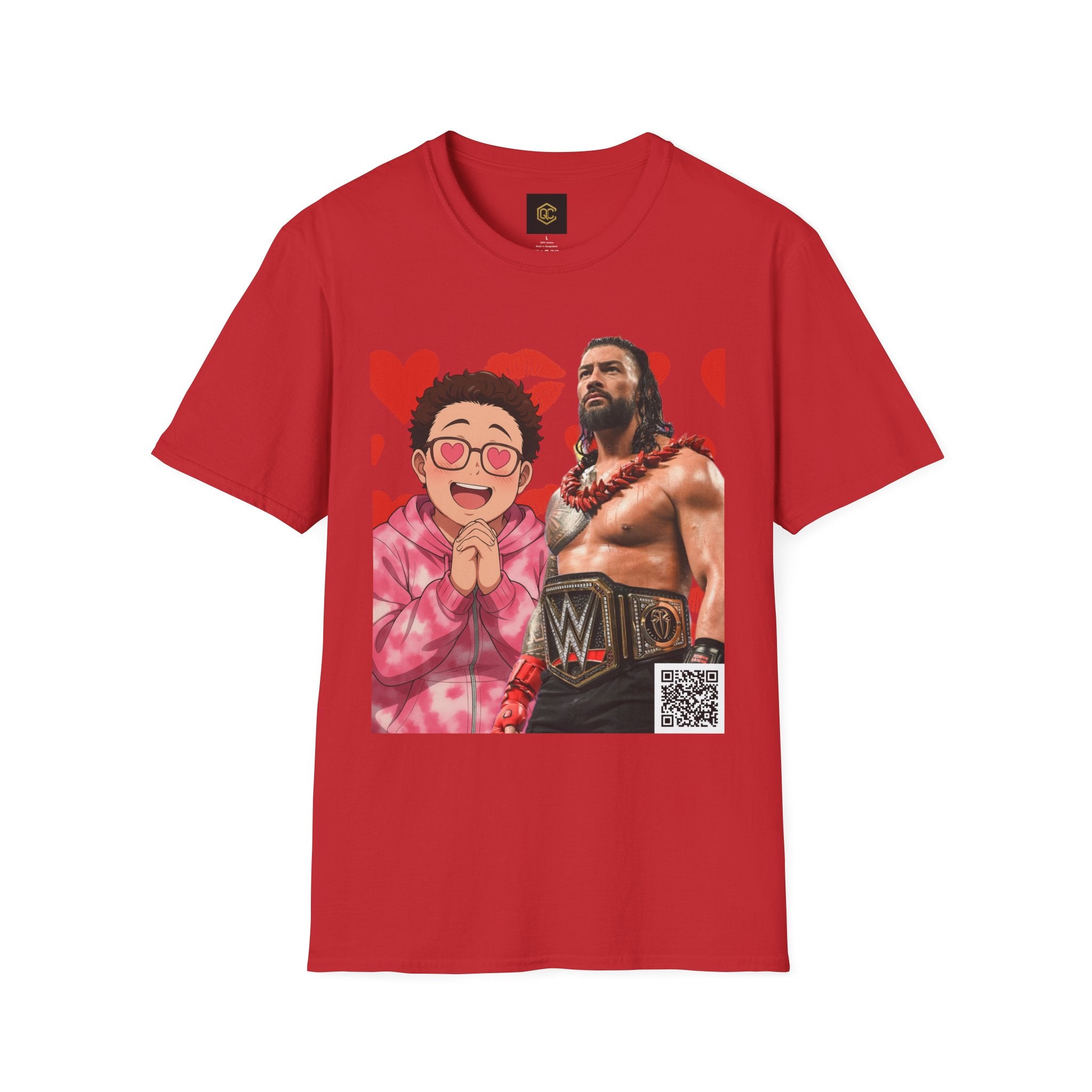 Love Bug Roman Romantic Graphic Tee, Cute Couple Gift, Unisex Love Shirt, Fun Casual Wear, Soft Cotton Tee