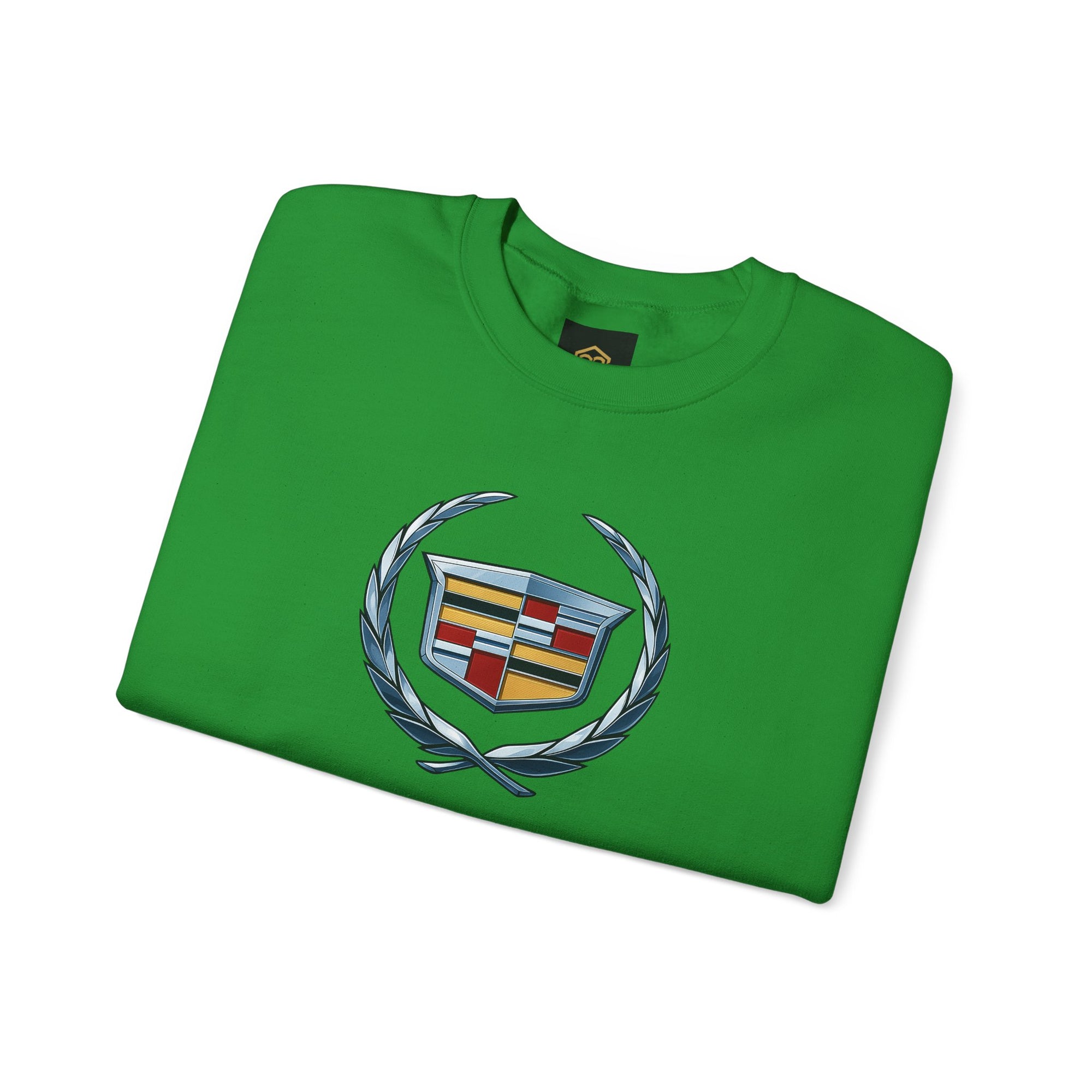 "Cadillac" Classic Emblem Crewneck Sweatshirt