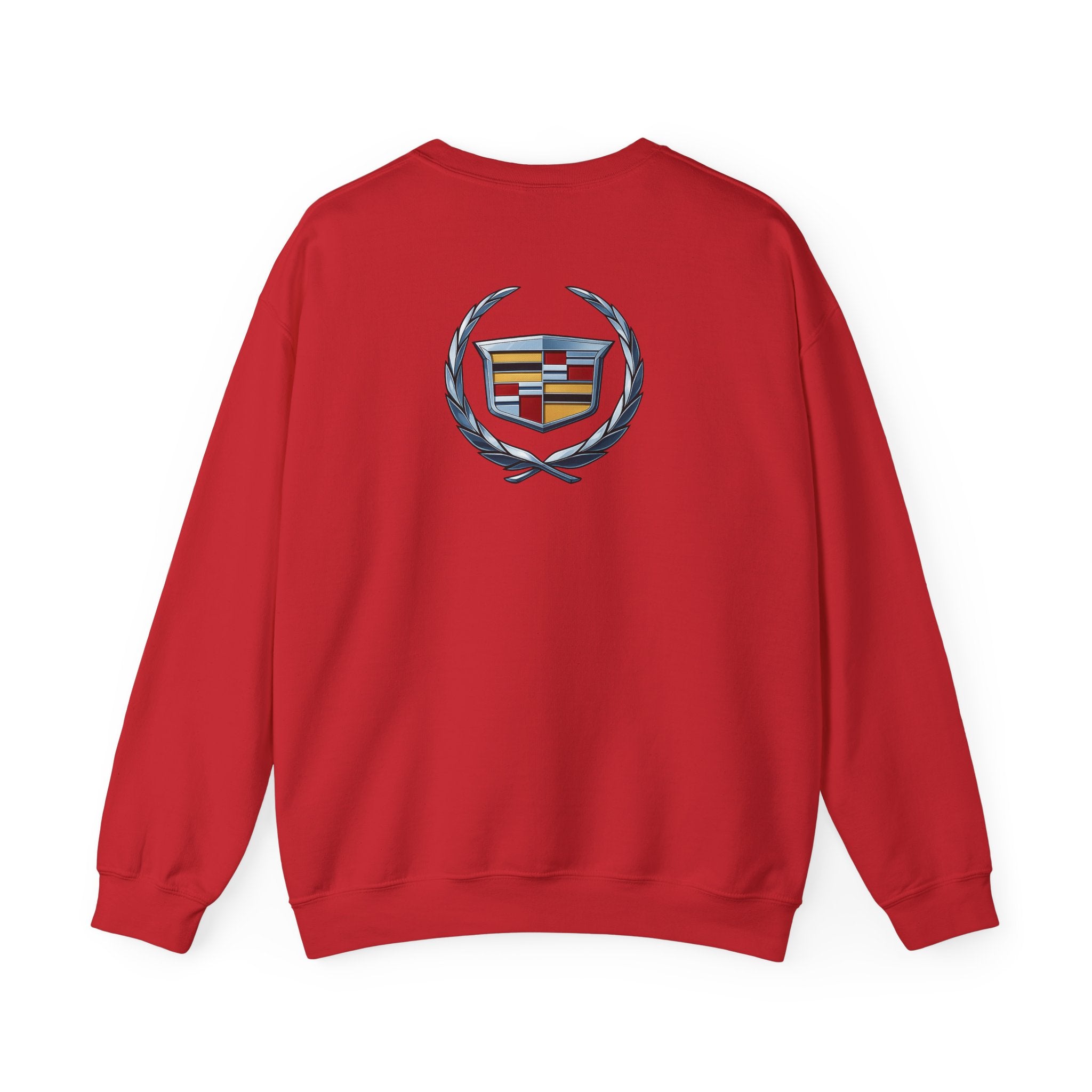 "Cadillac" Classic Emblem Crewneck Sweatshirt