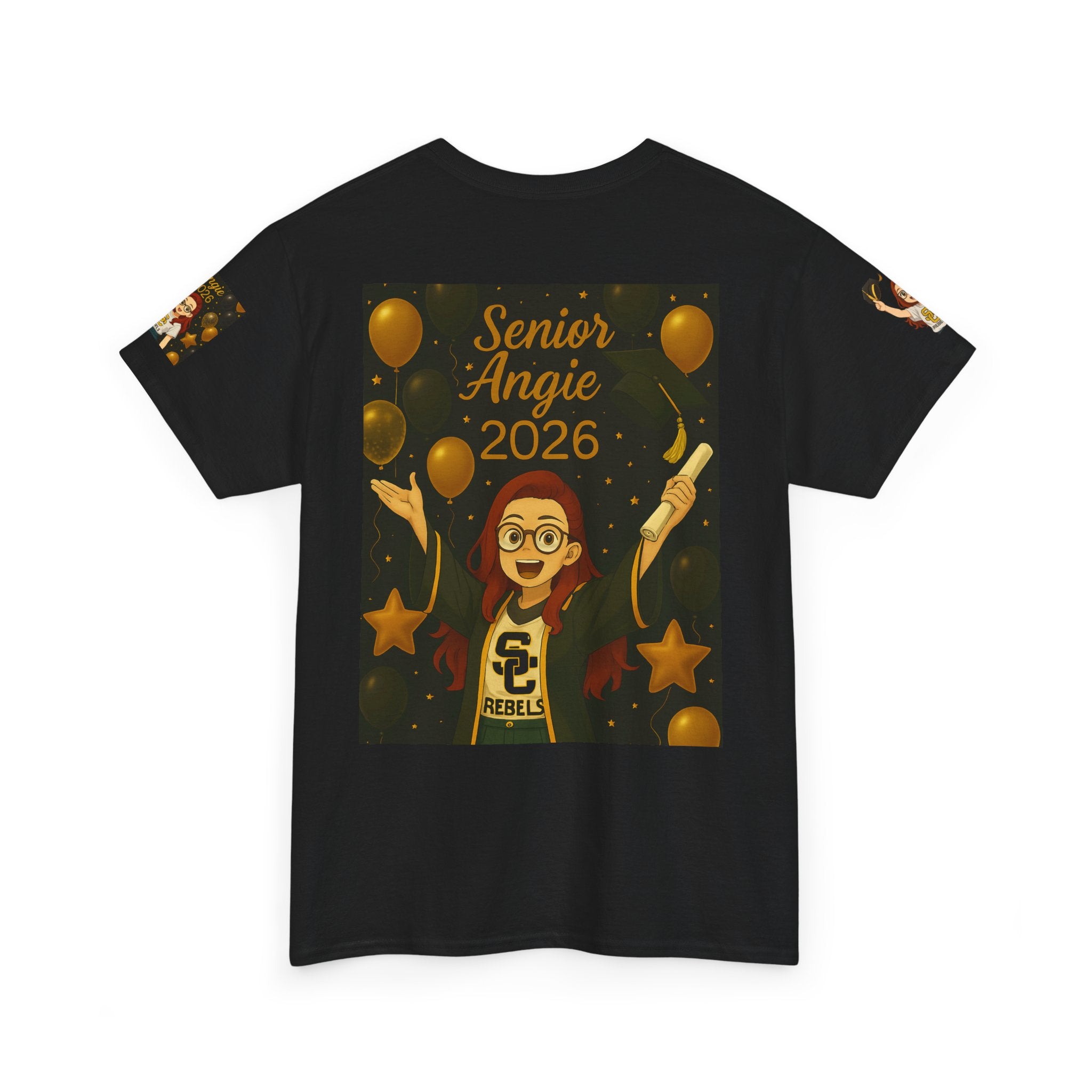 Unisex Graduation Tee, Senior 2026 Shirt, Class of 2026 T-Shirt, Custom Graduation Gift, High School Senior Apparel