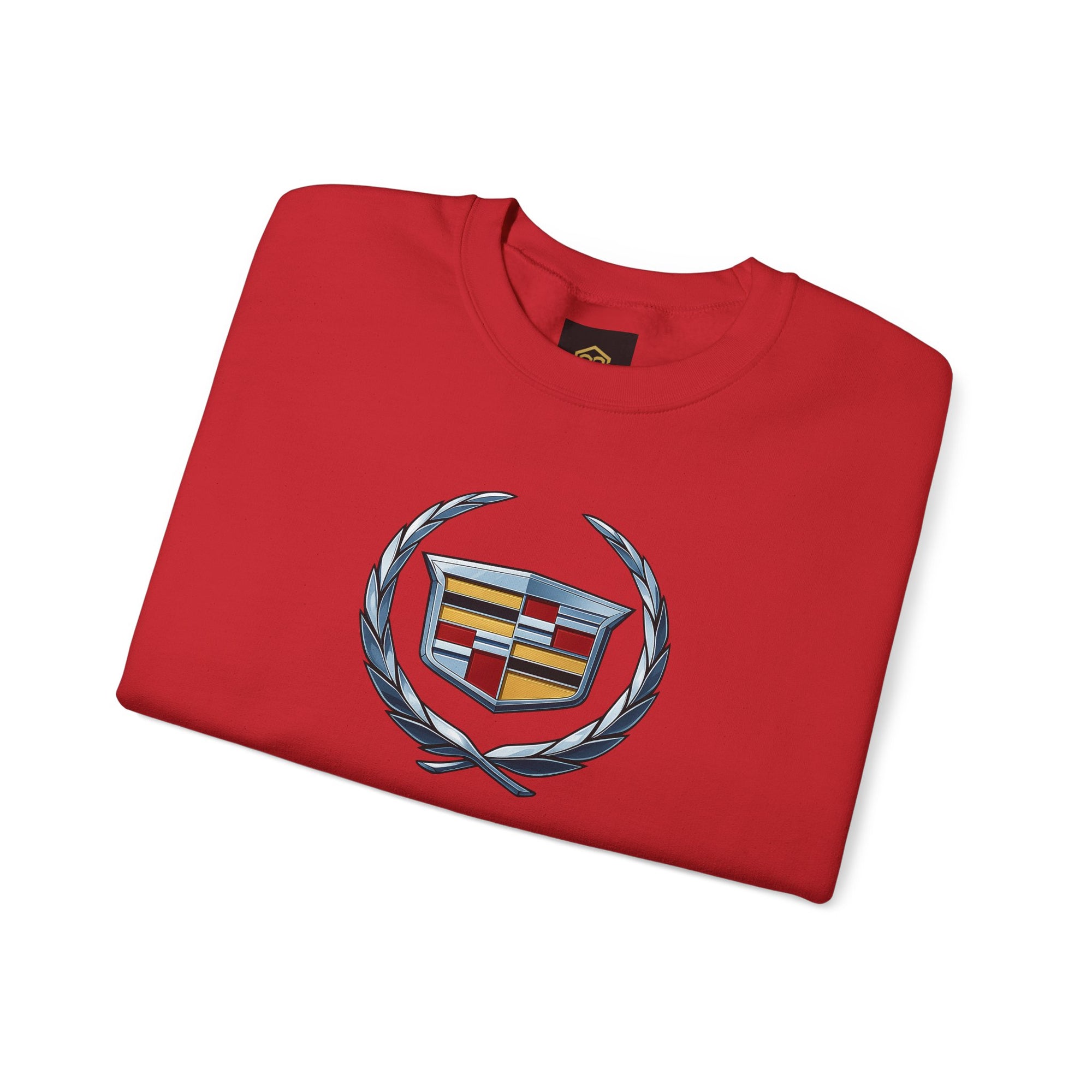 "Cadillac" Classic Emblem Crewneck Sweatshirt