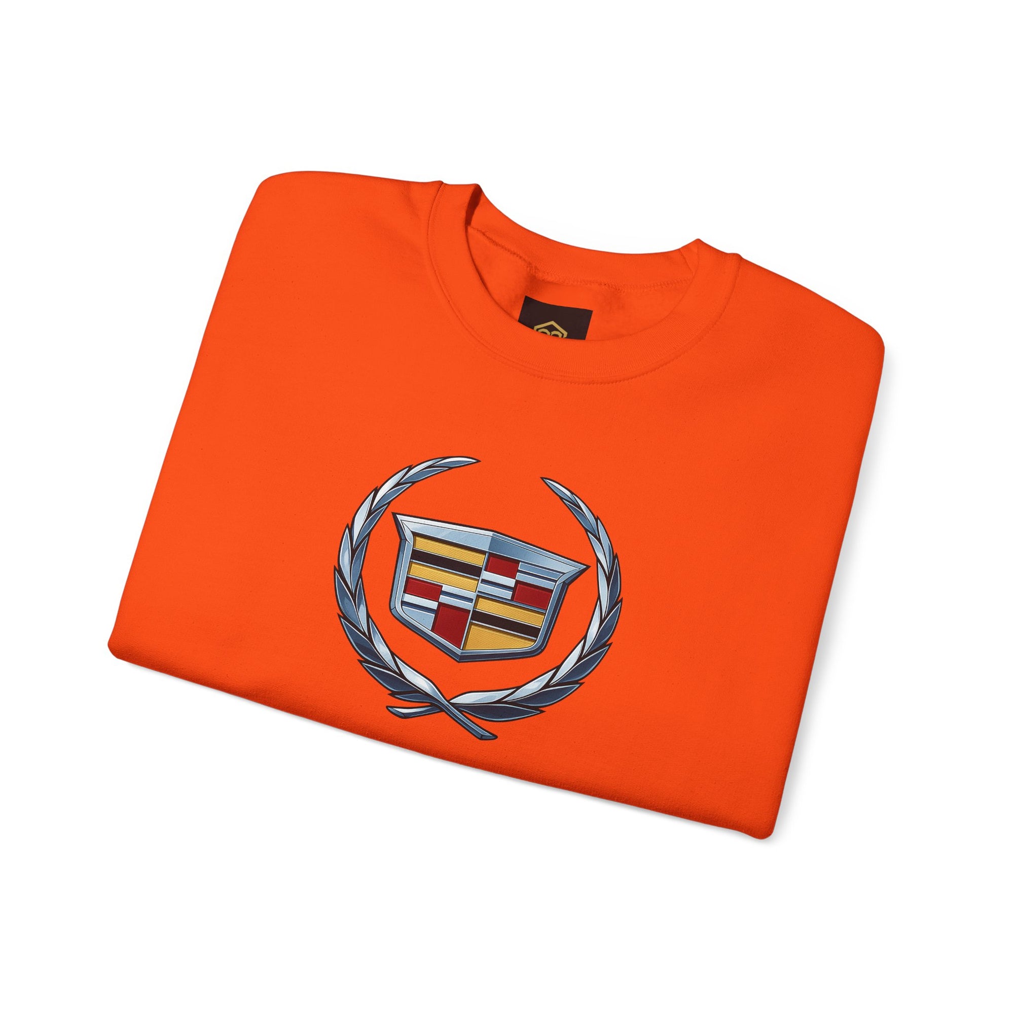 "Cadillac" Classic Emblem Crewneck Sweatshirt