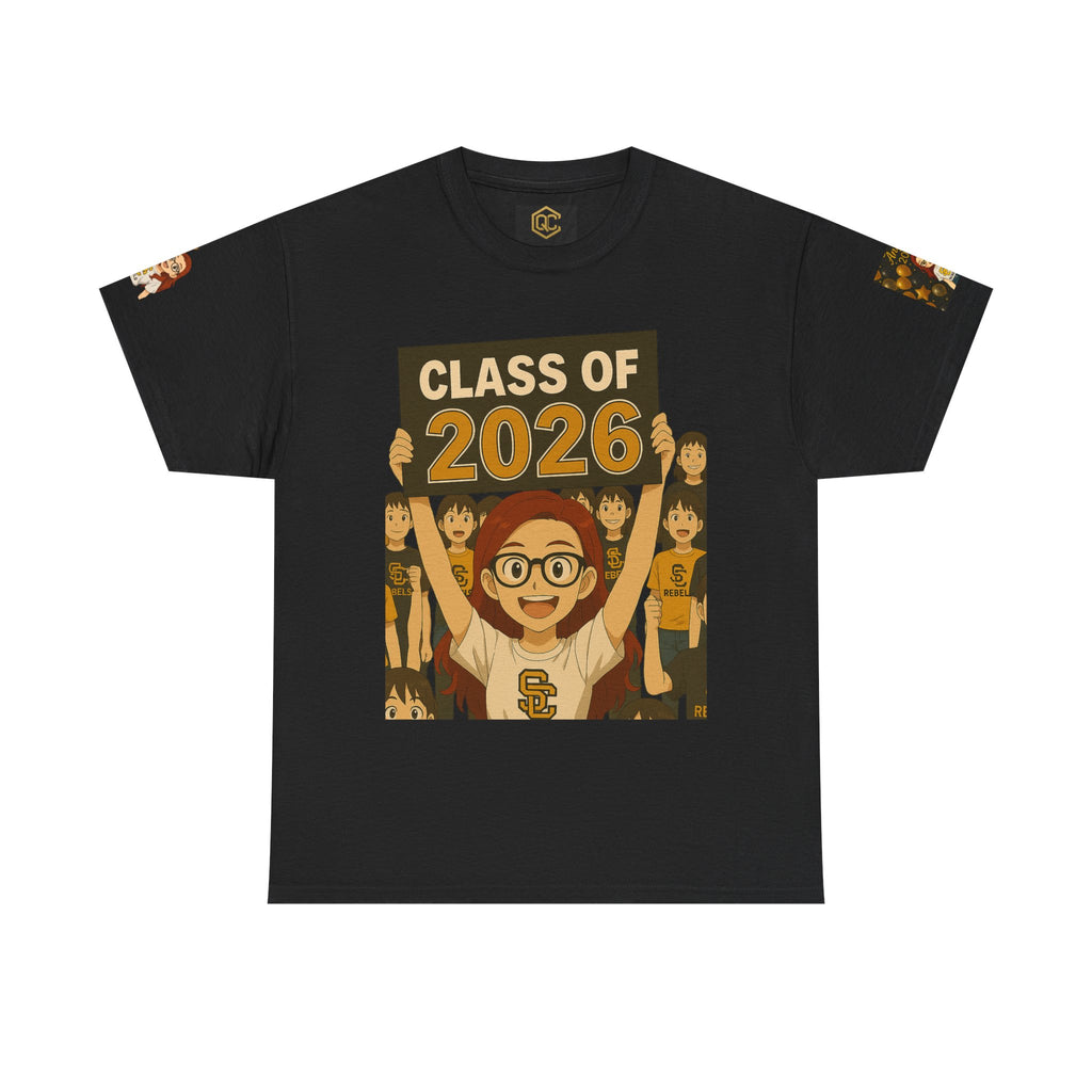 Graduation Tee, Senior 2026 Shirt, Class of 2026 T-Shirt, Custom Graduation Gift, High School Senior Apparel