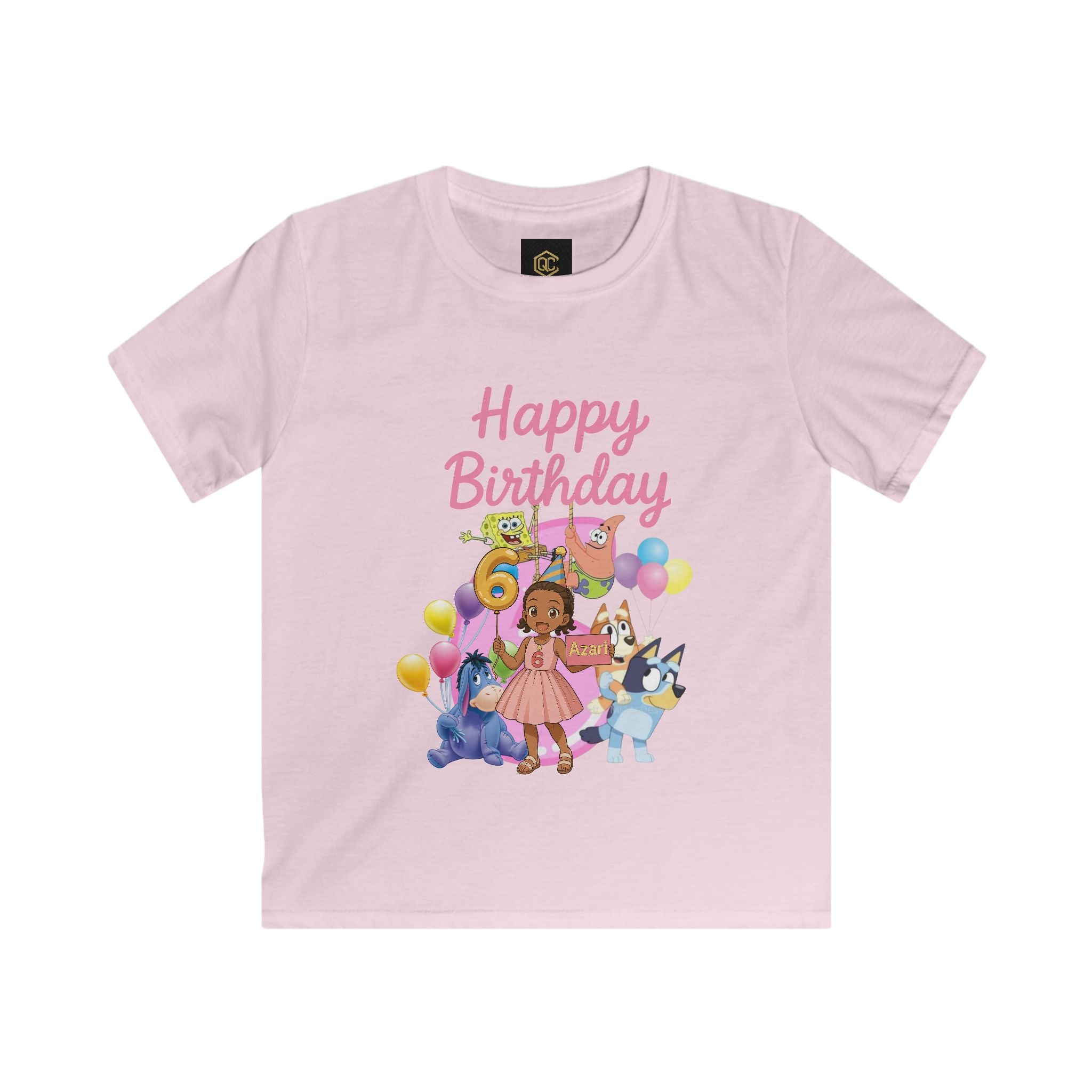 Happy Birthday Azari Kids Tee