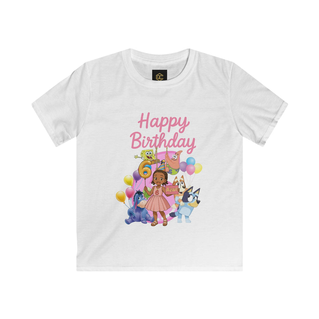 Happy Birthday Azari Kids Tee