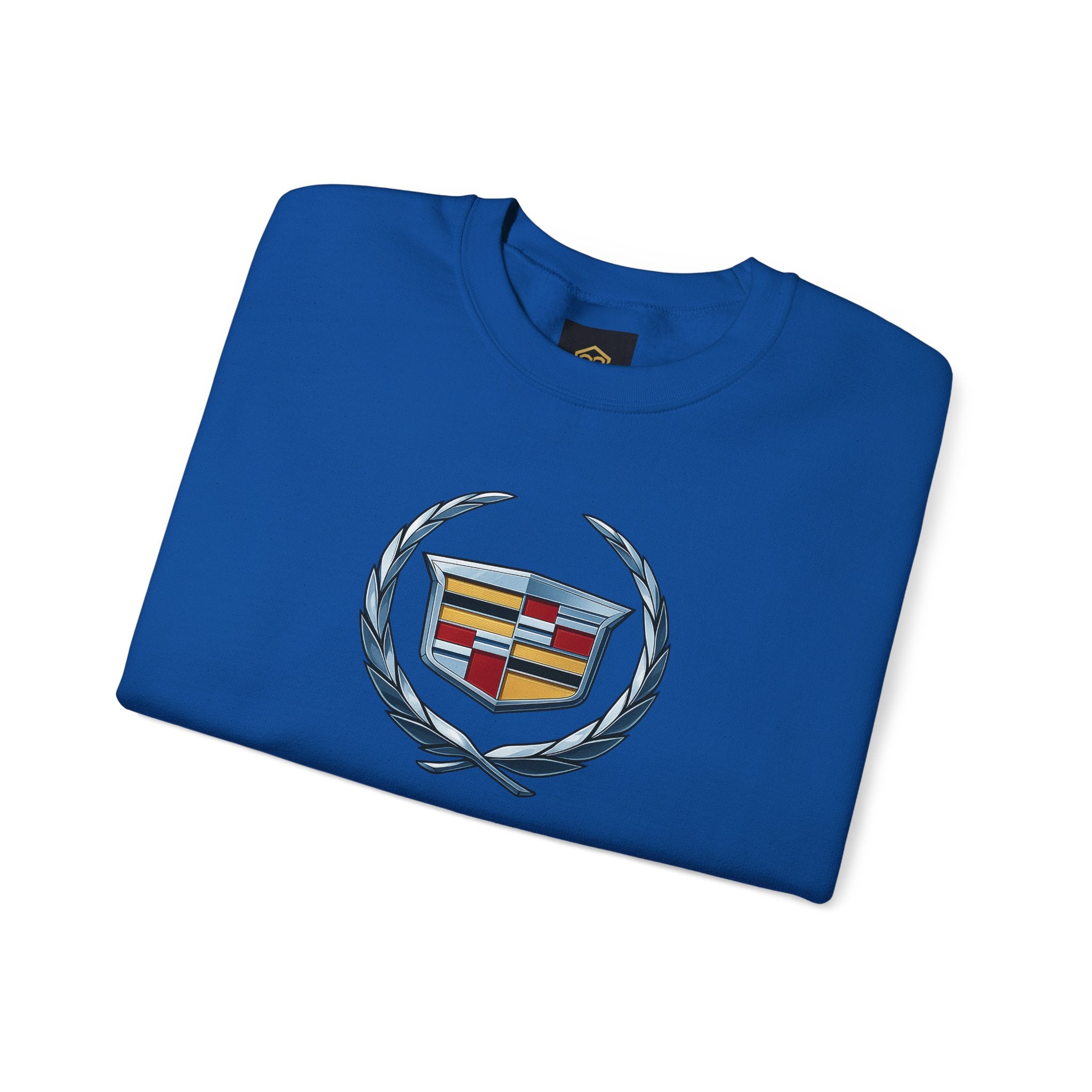 "Cadillac" Classic Emblem Crewneck Sweatshirt