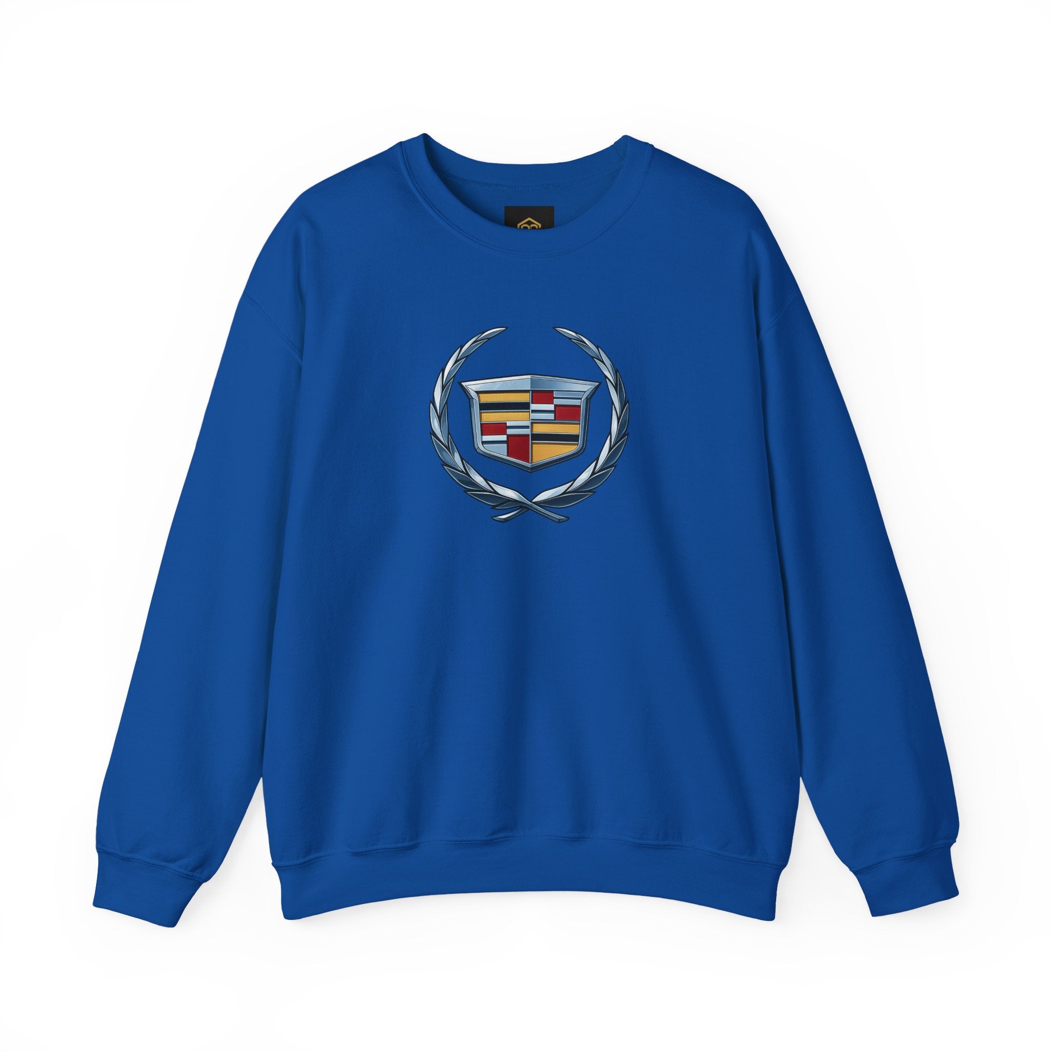 "Cadillac" Classic Emblem Crewneck Sweatshirt
