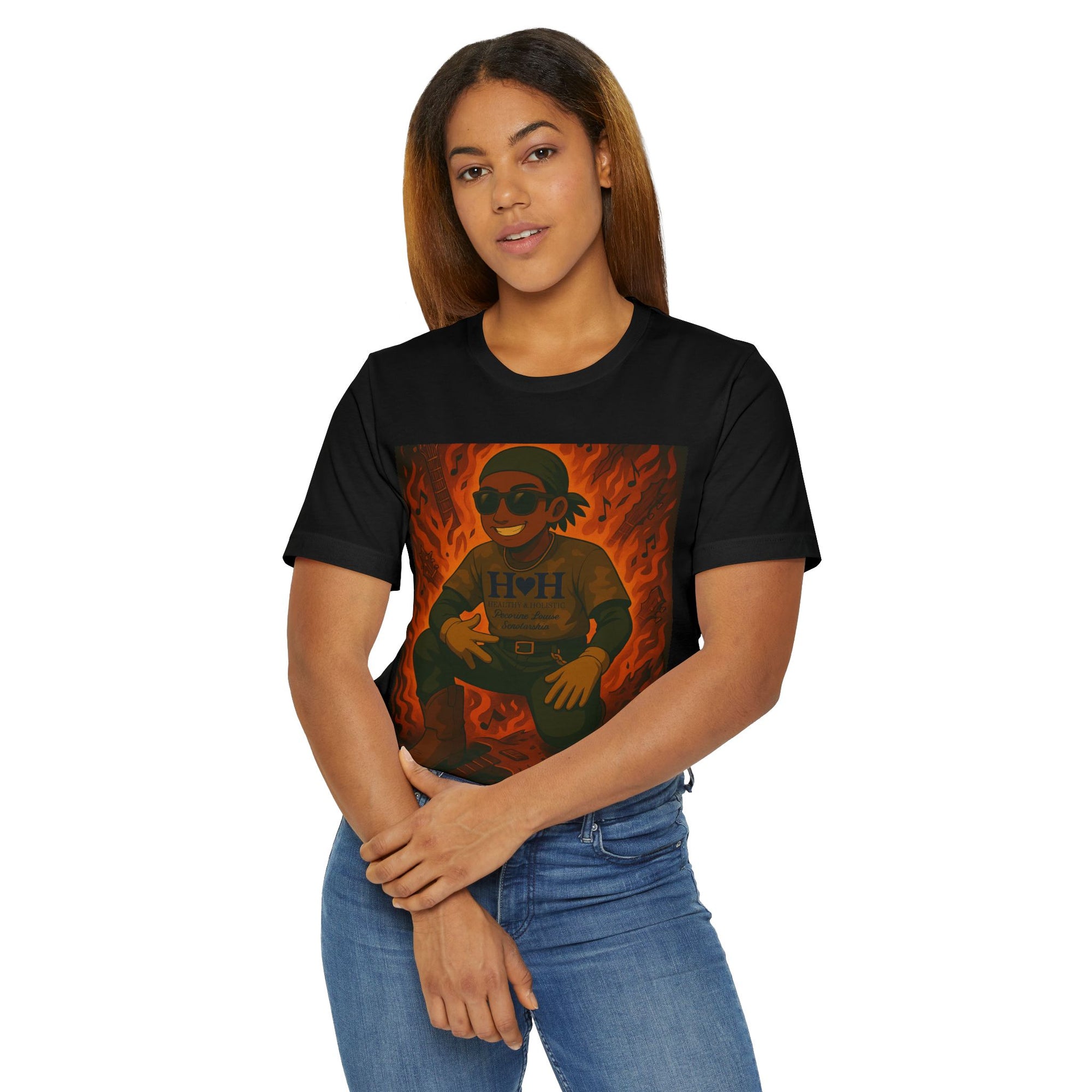 Ed Hardy/ Rage Fire and Flames Unisex Jersey T-Shirt, Graphic Tee, Streetwear Top, Urban Fashion Shirt, Vintage Style, Tattoo Inspired