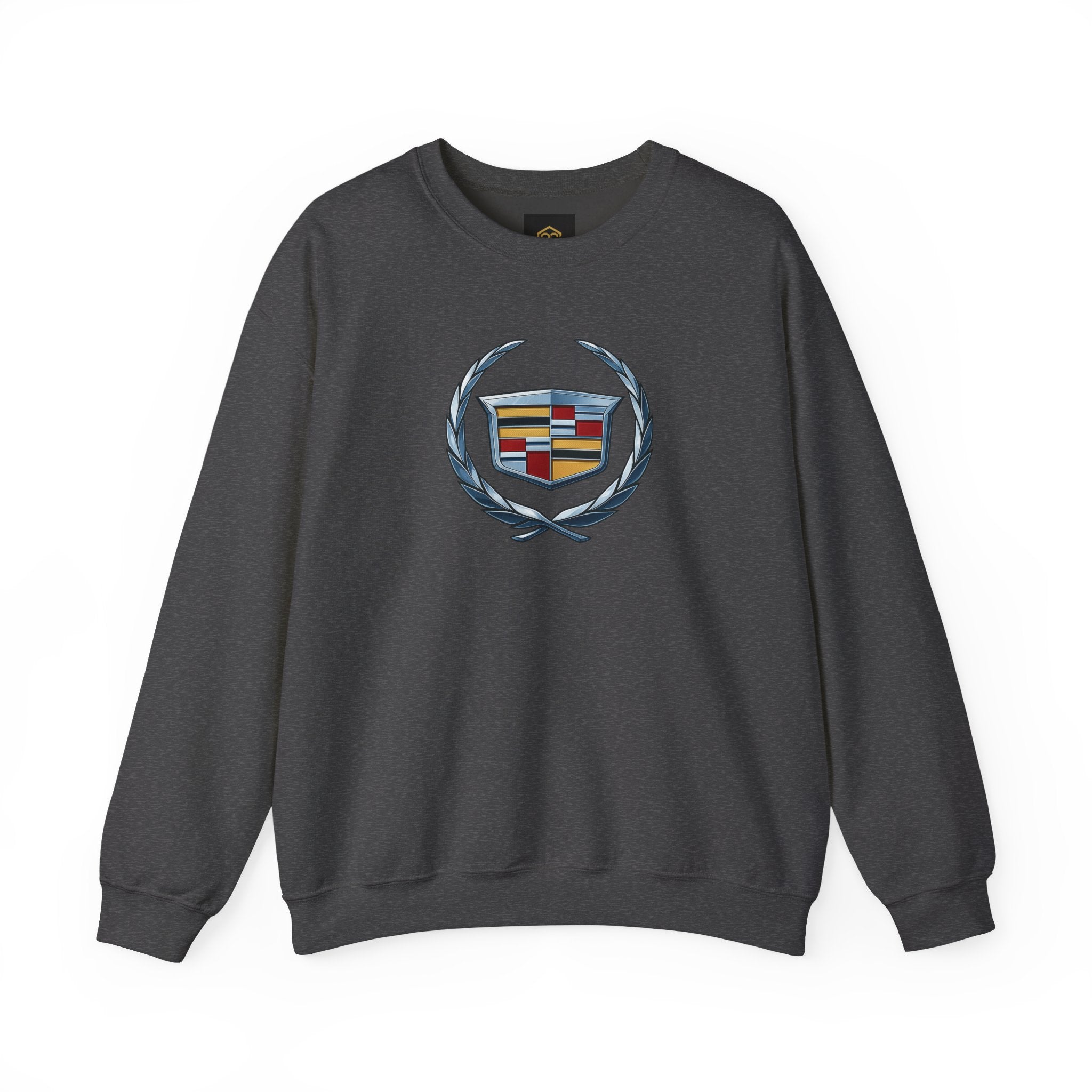 "Cadillac" Classic Emblem Crewneck Sweatshirt