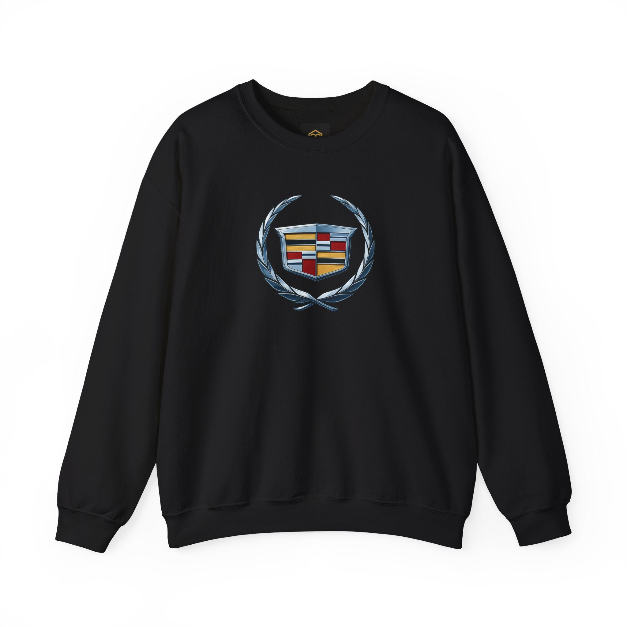 "Cadillac" Classic Emblem Crewneck Sweatshirt