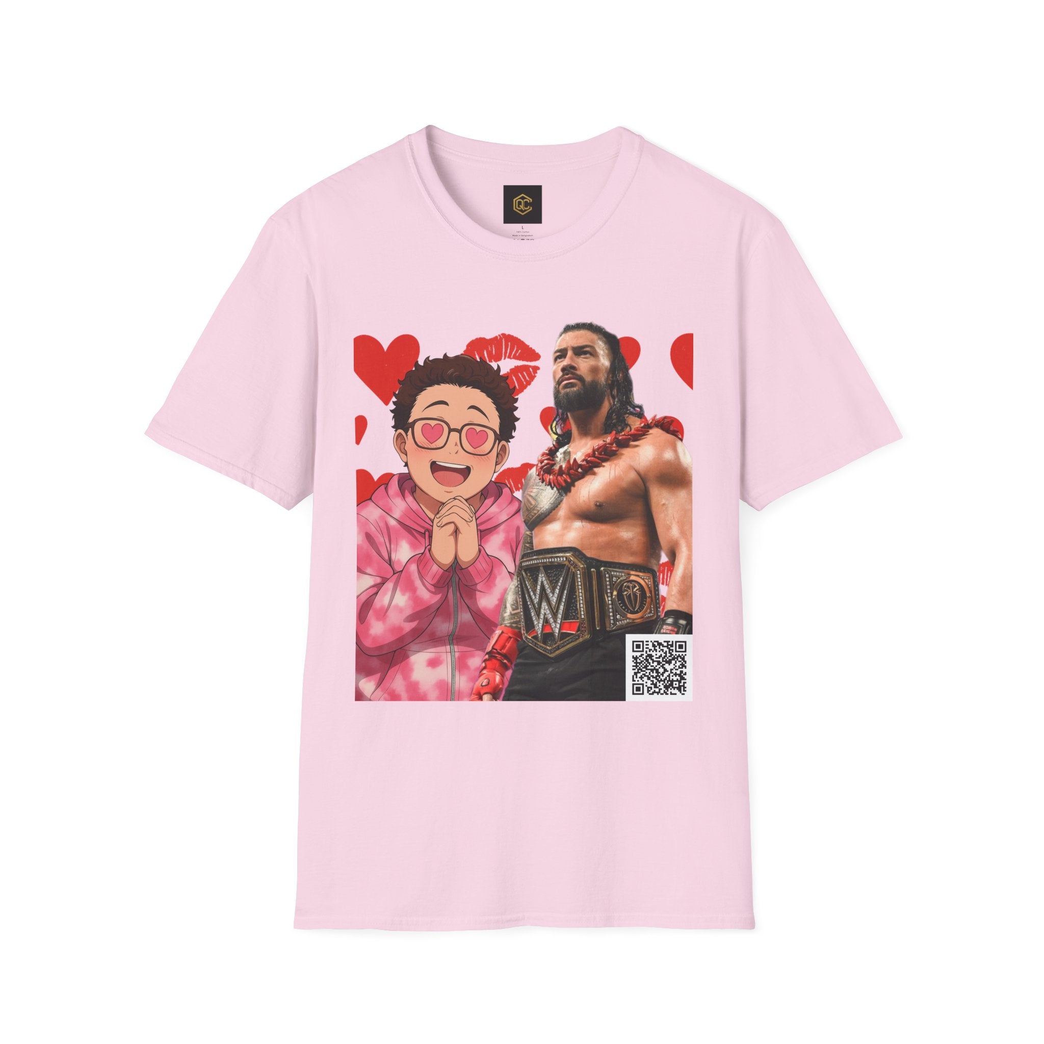 Love Bug Roman Romantic Graphic Tee, Cute Couple Gift, Unisex Love Shirt, Fun Casual Wear, Soft Cotton Tee