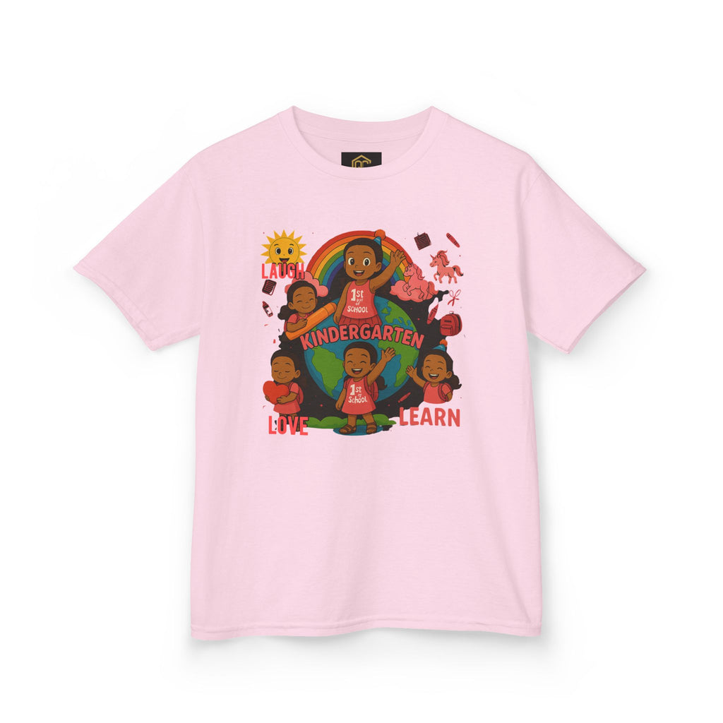 Kids Kindergarten First Day Tee - Fun Colorful Design for Little Learners, Back to School, Birthday Gift, Educational Celebration, [...]