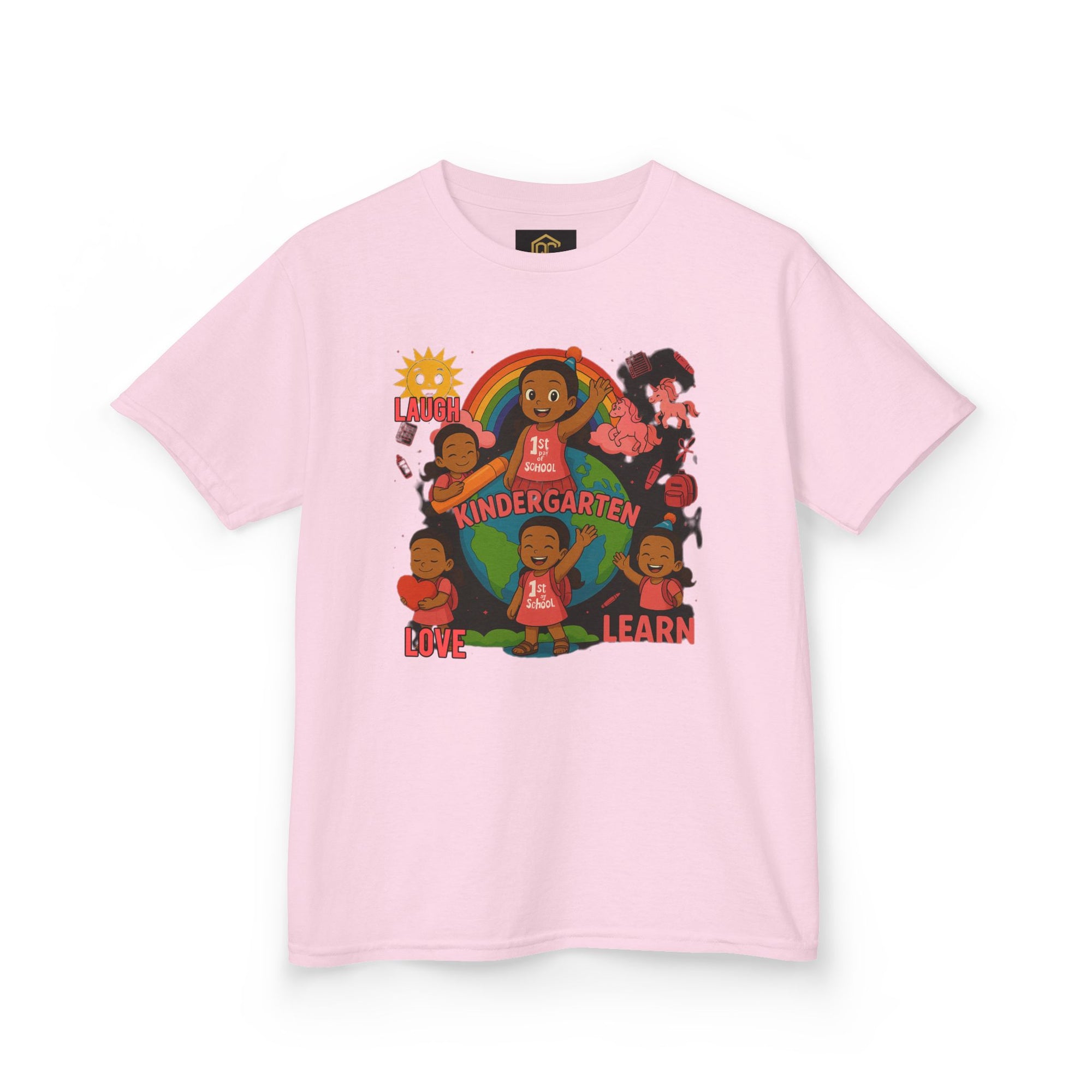 Kids Kindergarten First Day Tee - Fun Colorful Design for Little Learners, Back to School, Birthday Gift, Educational Celebration, [...]