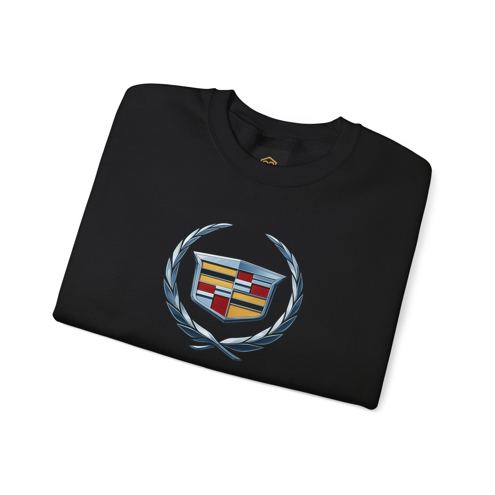 "Cadillac" Classic Emblem Crewneck Sweatshirt