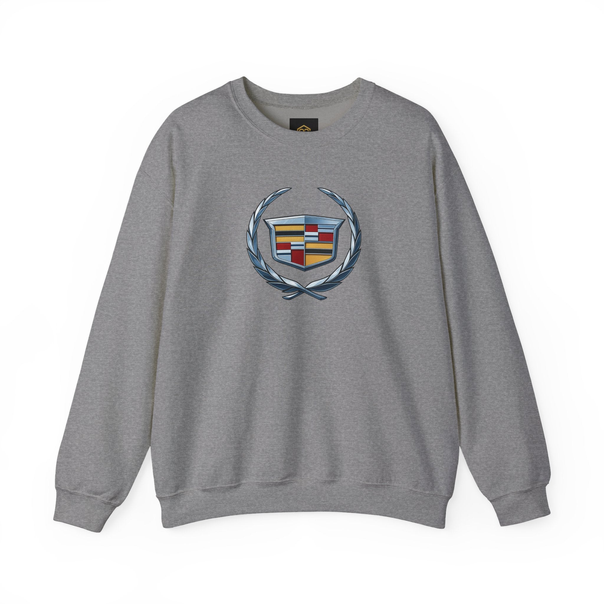 "Cadillac" Classic Emblem Crewneck Sweatshirt