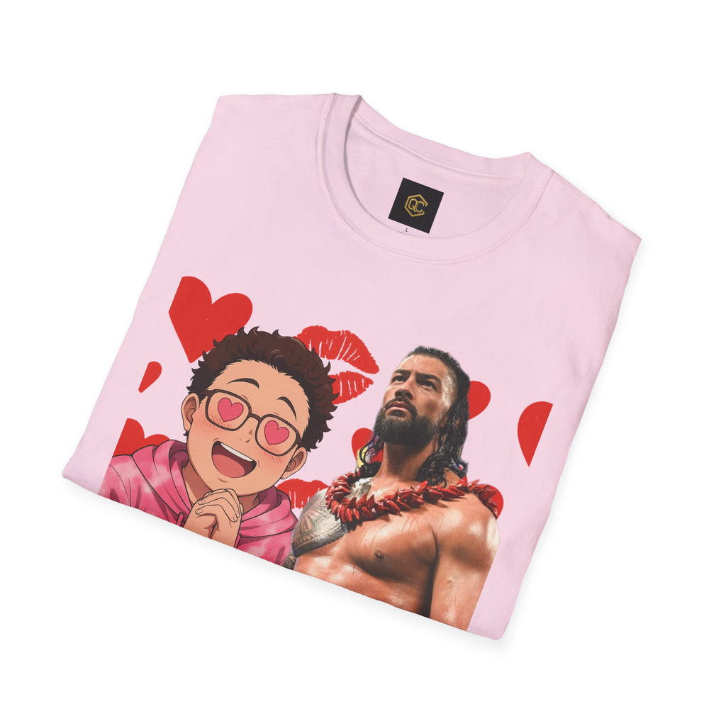 Love Bug Roman Romantic Graphic Tee, Cute Couple Gift, Unisex Love Shirt, Fun Casual Wear, Soft Cotton Tee