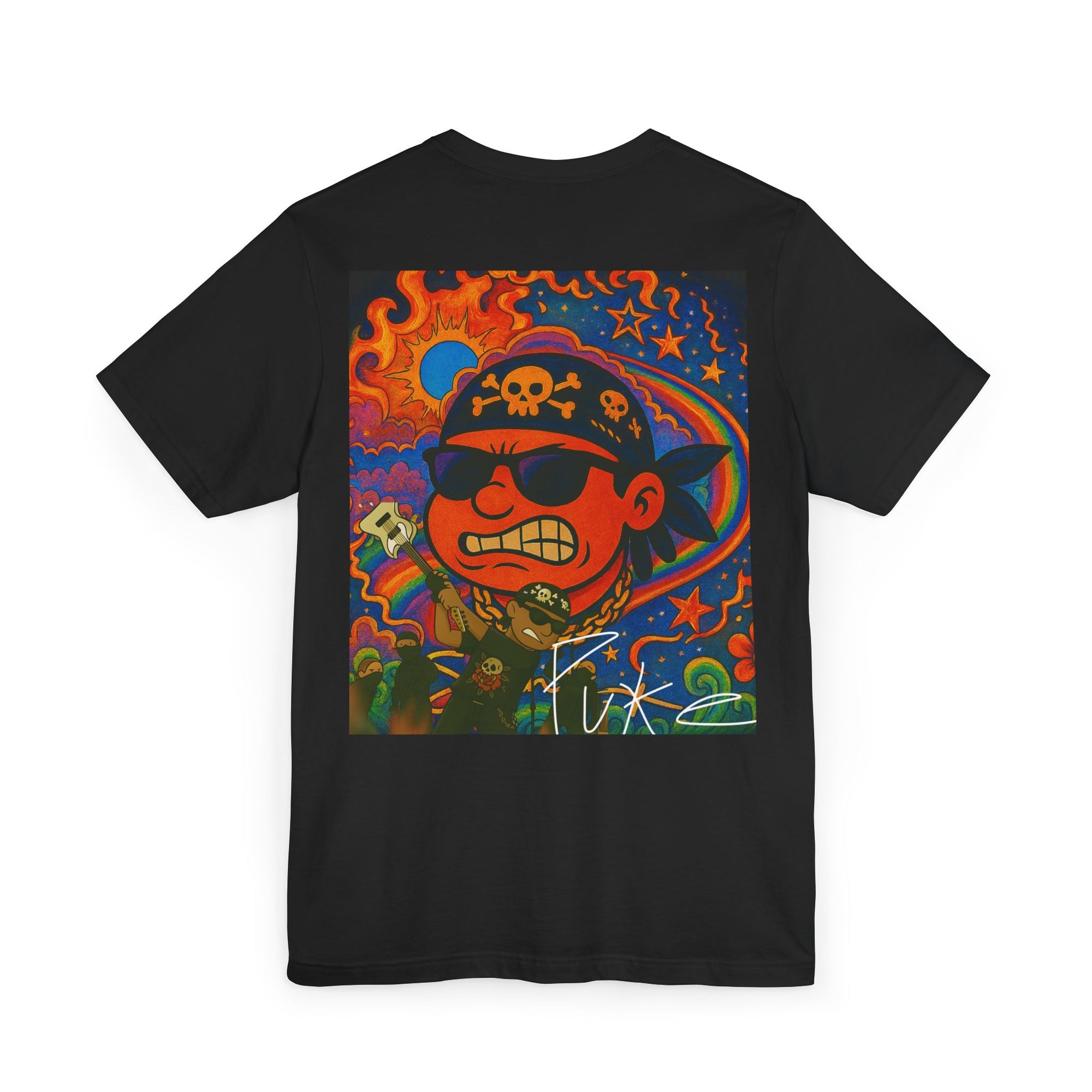 Ed Hardyish/ Rage Fire and Flames Unisex Jersey T-Shirt, Graphic Tee, Streetwear Top, Urban Fashion Shirt, Vintage Style, Tattoo Inspired