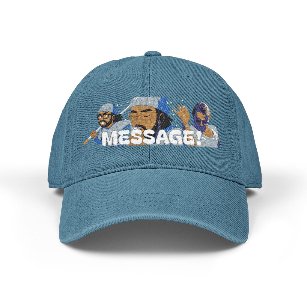 Denim Hat - Cold Blooded Embroidery